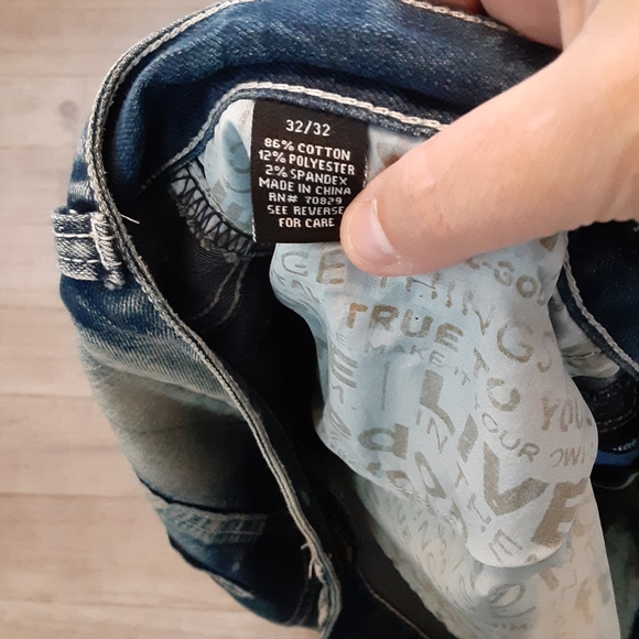 MENS CJ BLACK PREMIUM DISTRESSED SKINNY FLEX JEANS - Picture 7 of 7